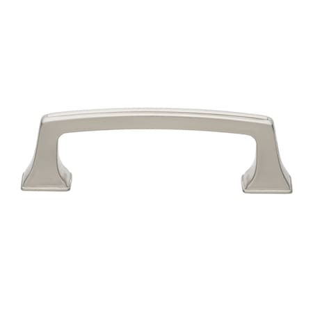 Gliderite Hardware 3 in. Center to Center Classic Base Pull Cabinet Hardware Handle - 87380-SN, 25PK 87380-SN-25
